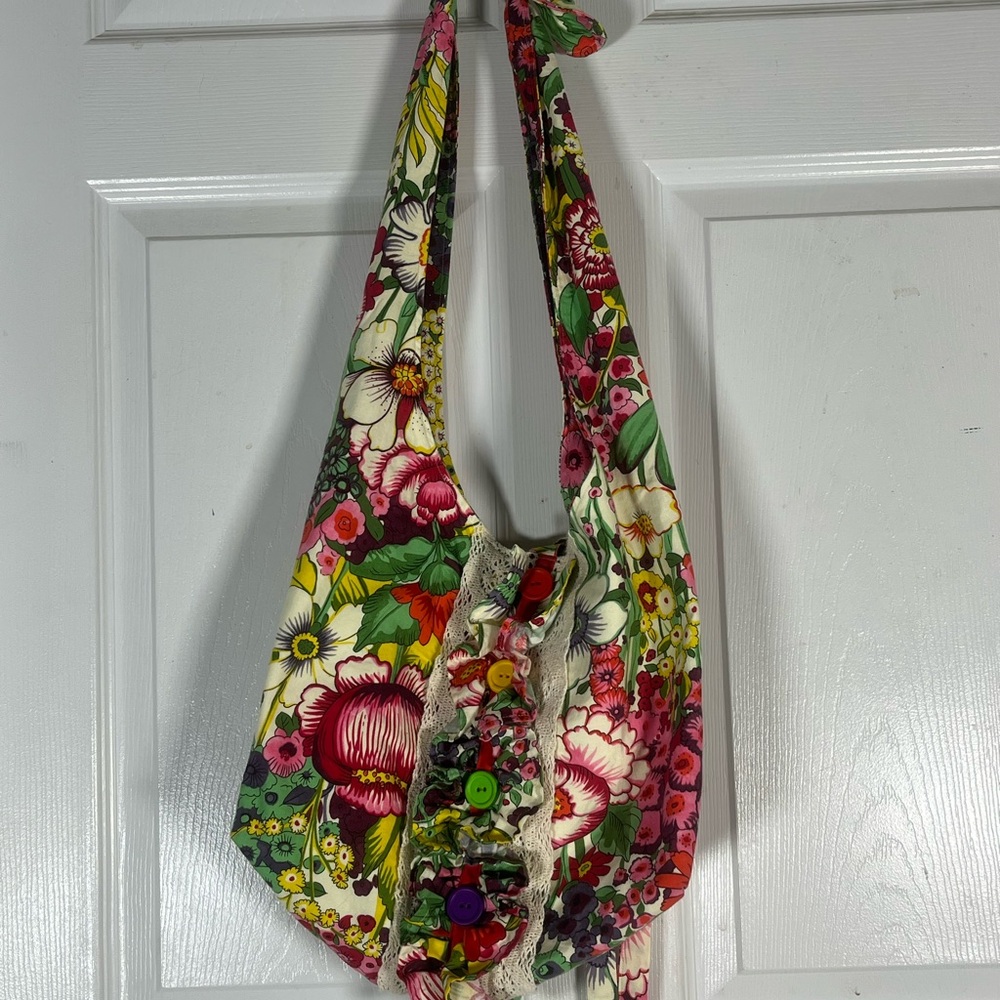 Source Unknown Multicolor Floral Shoulder Bag - Picture 2 of 5